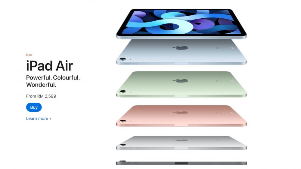 iPad Air Kini Secara Rasmi Dijual Di Malaysia, Harga Bermula RM2599