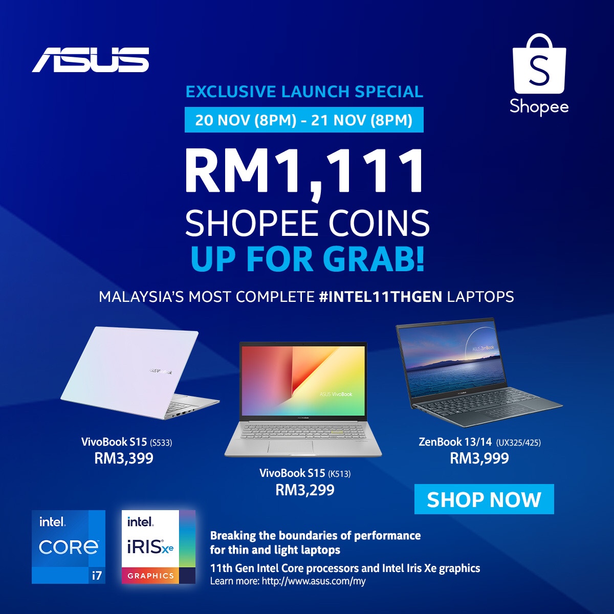 Shopee coin ASUS