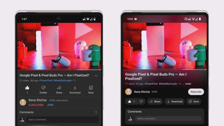 ui baru youtube