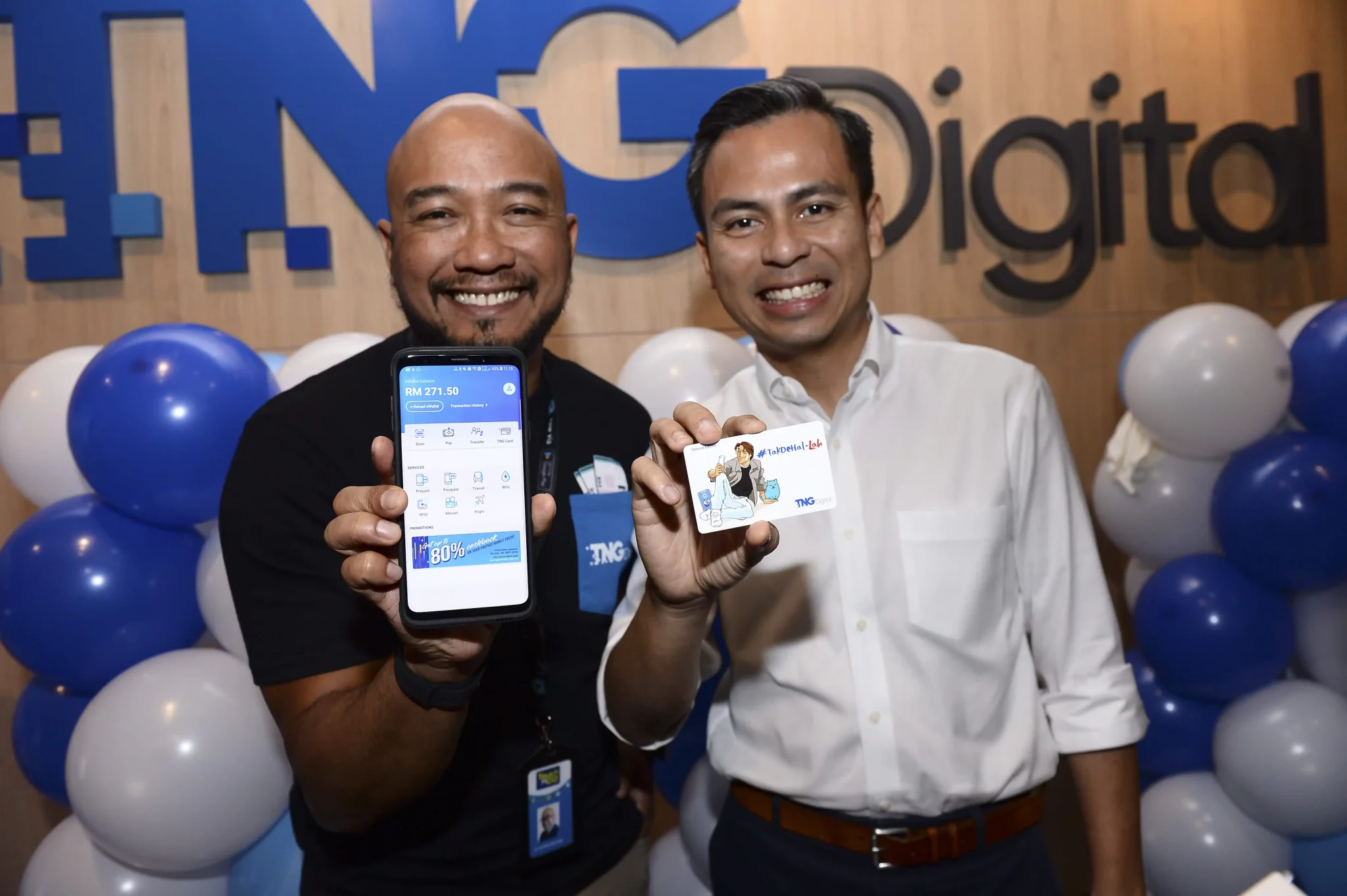 CEO TNG Digital denga Fahmi Fadzil pada 2018.