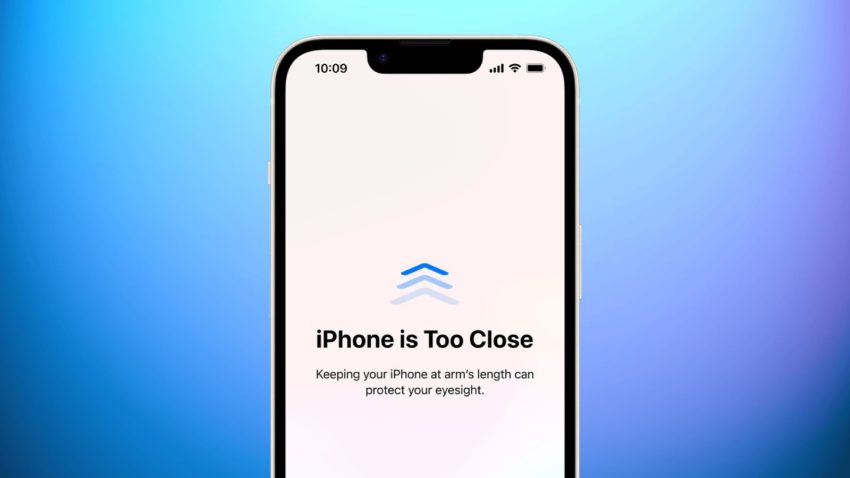 screen distance ios 17