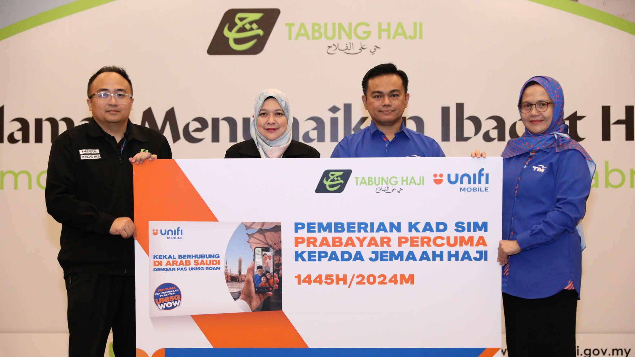 Unifi Mobile Tawar 30 Ribu Kad Sim Percuma Kepada Jemaah Haji Malaysia