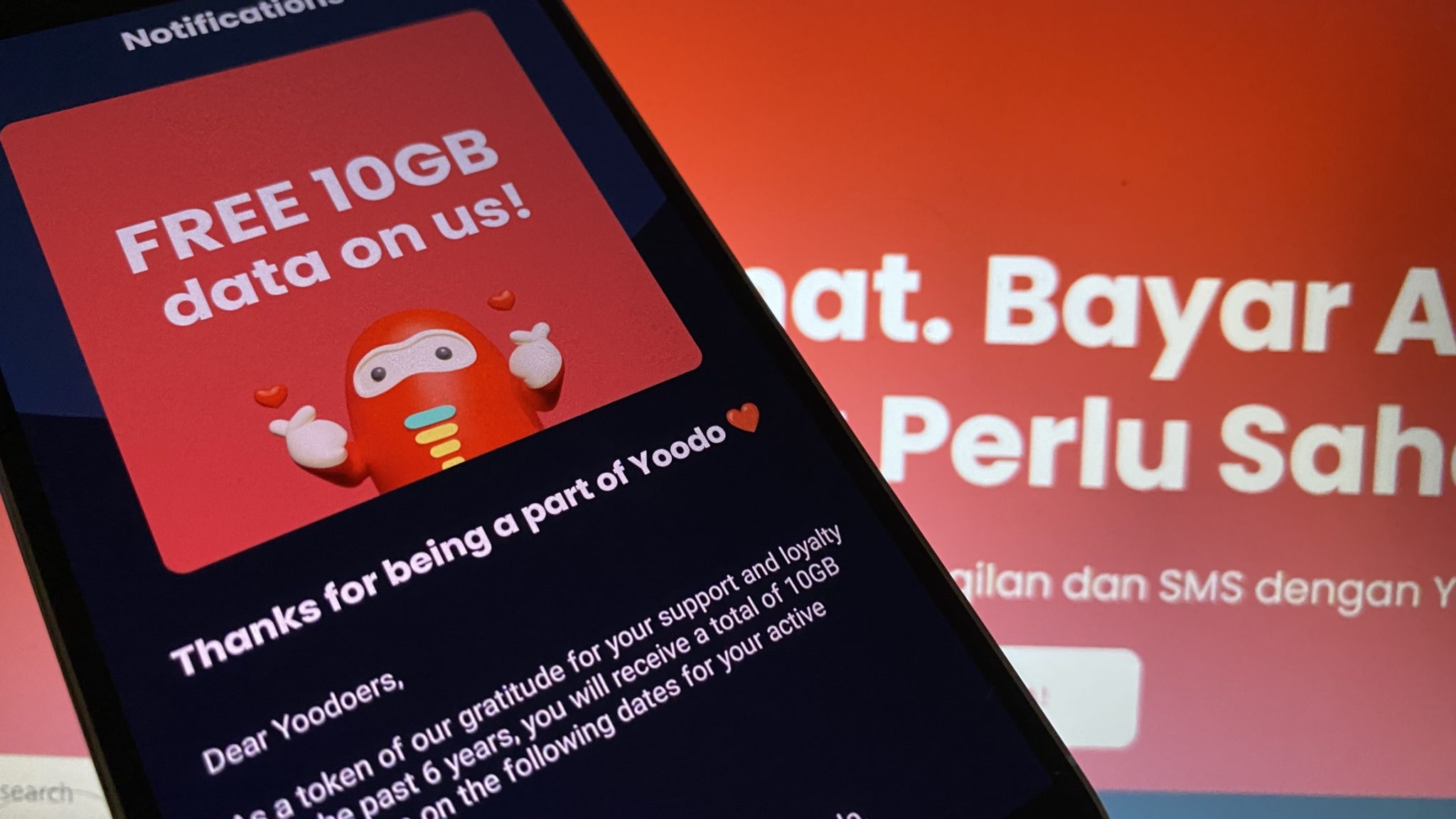 Yoodo Tawar 10GB Data Percuma Sebagai Tanda Perpisahan