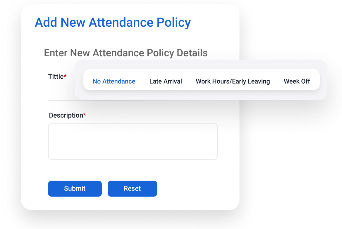 Create Attendance Policies