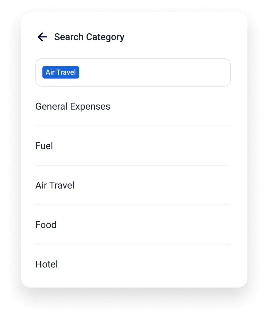 Defining Expense Management Categories