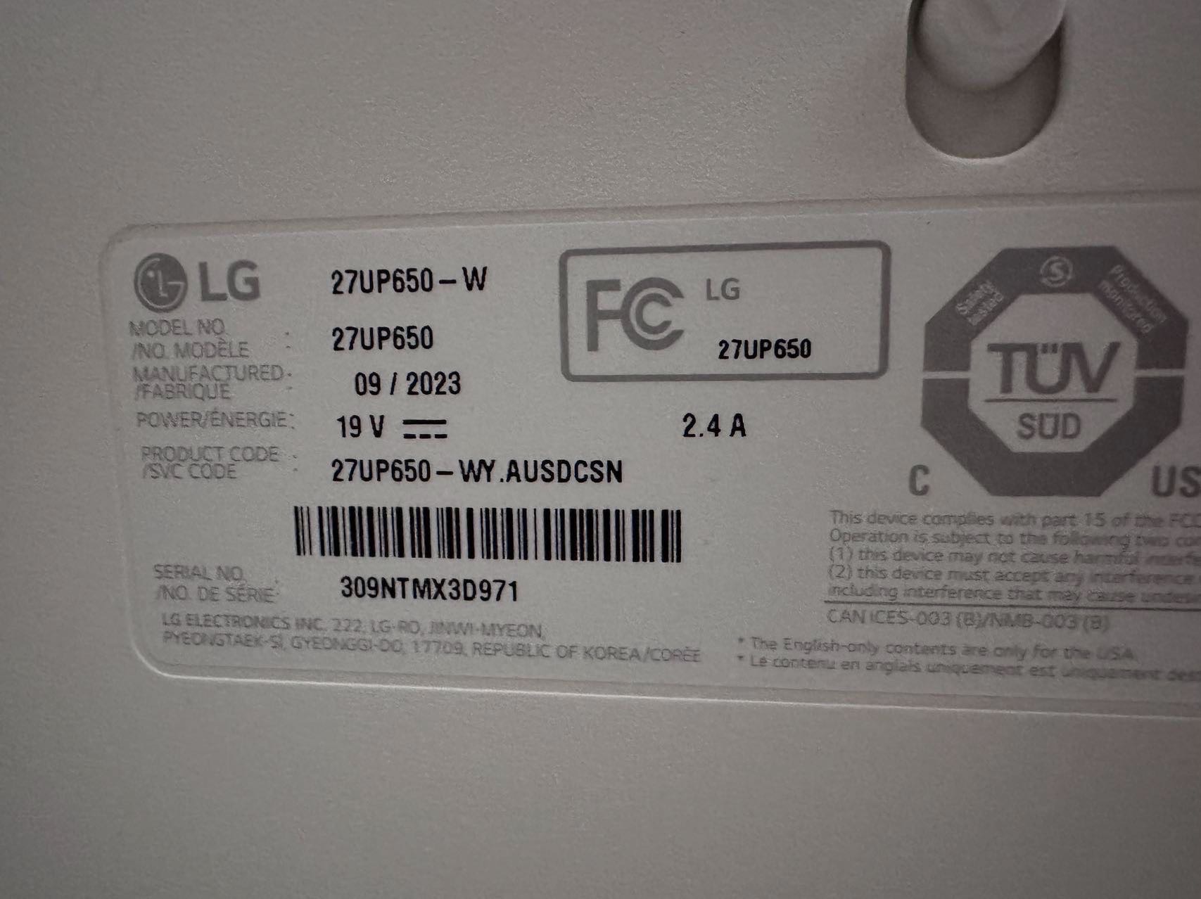 LG 27寸显示器出卖 - 2