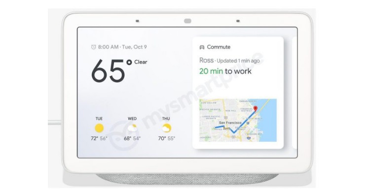 Google Home Hub leaked