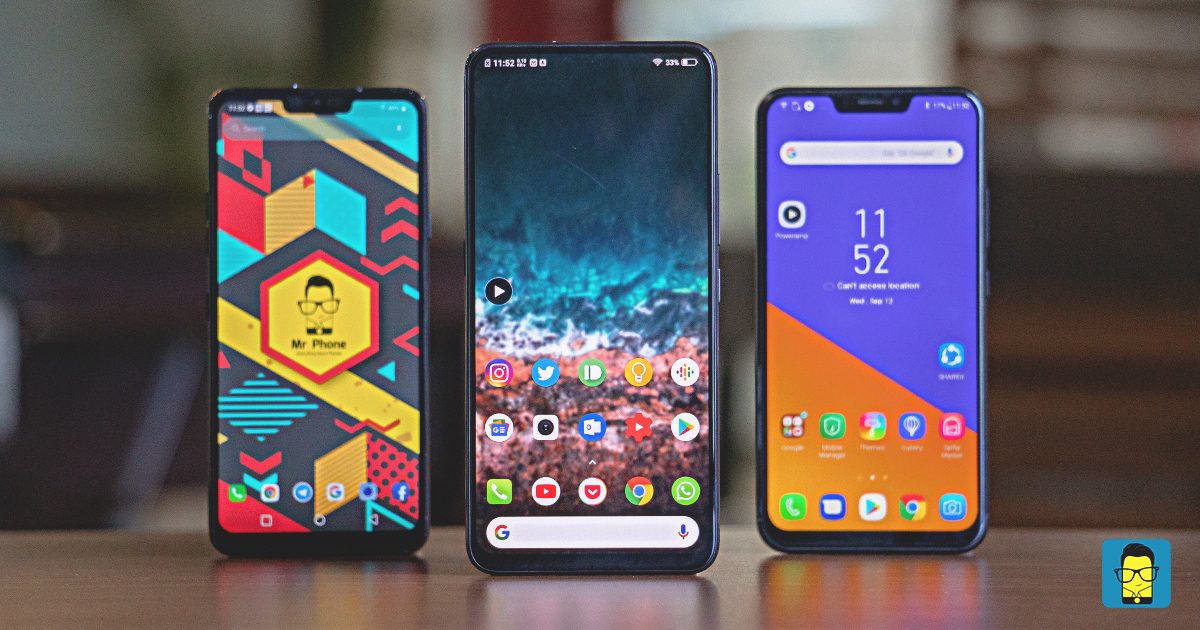 lg g7 thinq vs asus zenfone 5z vs vivo