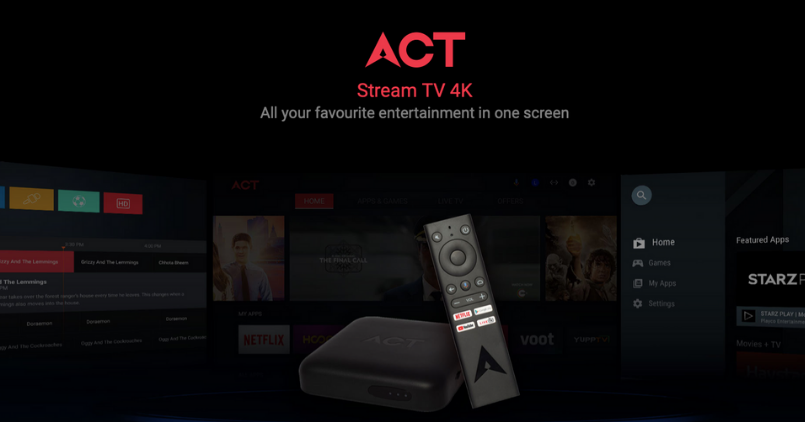 ACT Fibernet Stream TV 4K - Feature Image