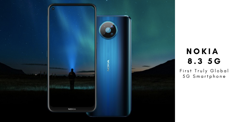 Nokia 5G First  Nokia  8 3 5G  is HMD s first  truly global 5G  smartphone