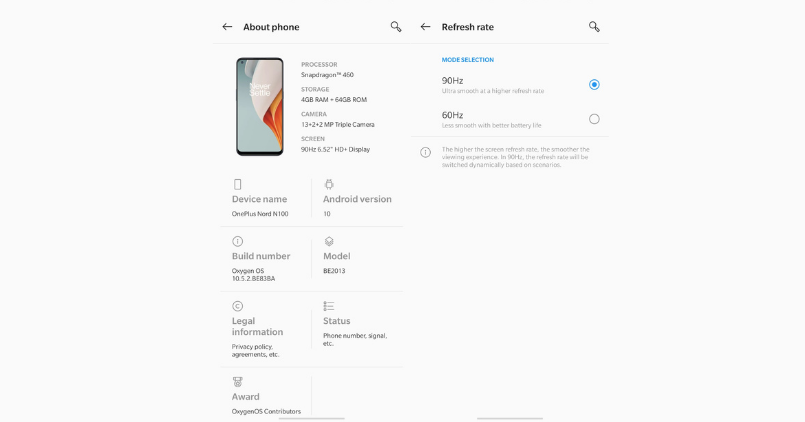 OnePlus Nord N100