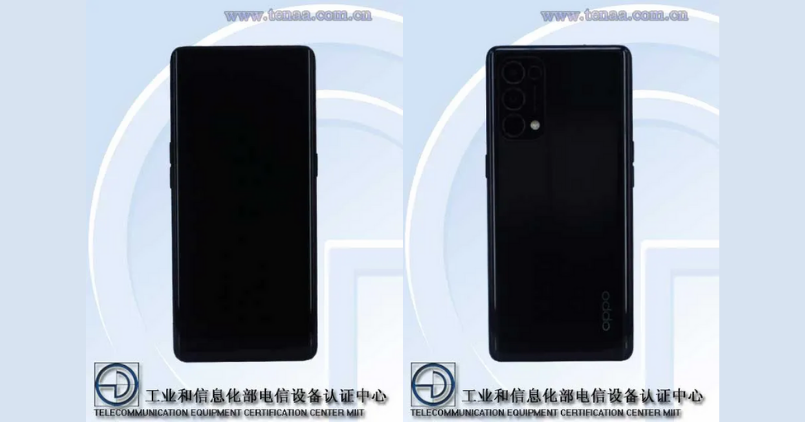 OPPO Reno 5 TENAA listing