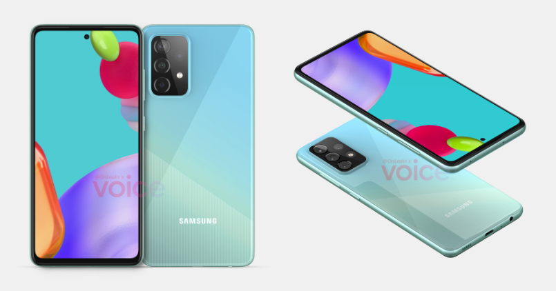 Galaxy A52 renders