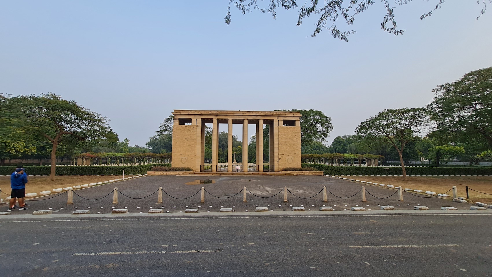 Wide-angle shot