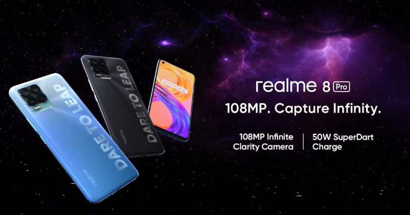 realme 8 Pro with Snapdragon 720G SoC and 108MP Quad-rear ...