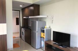 Apartemen Studio Tipe Sudut, lbh luas, ada mesin cuci