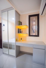 Kamar mandi dalam, AC, internet, water heater, dispanser