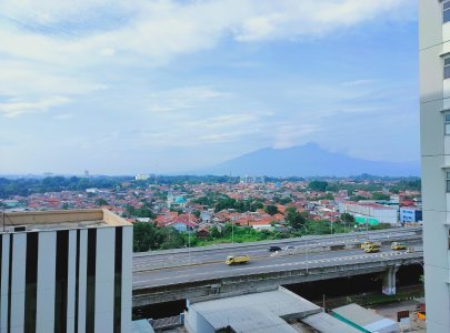 Disewakan apartemen bogor valley menghadap ke arah jalan tol borr