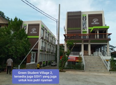 Kos Putri  murah apartemen Green Student Village 1 dan 2 dekat IPB Bogor