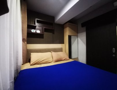 Apartemen 2 Kamar Full Furnished Bandung Pemandangan Kolam Renang