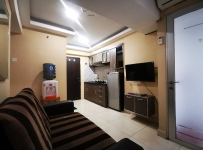 2 Kamar Desain Minimalis Apartemen Pusat Kota Bandung