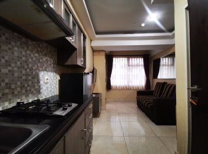 2 Kamar Desain Minimalis Apartemen Pusat Kota Bandung