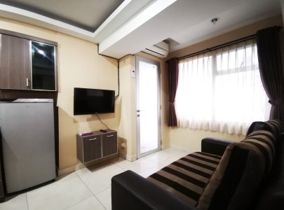 2 Kamar Desain Minimalis Apartemen Pusat Kota Bandung