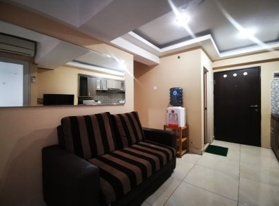 2 Kamar Desain Minimalis Apartemen Pusat Kota Bandung