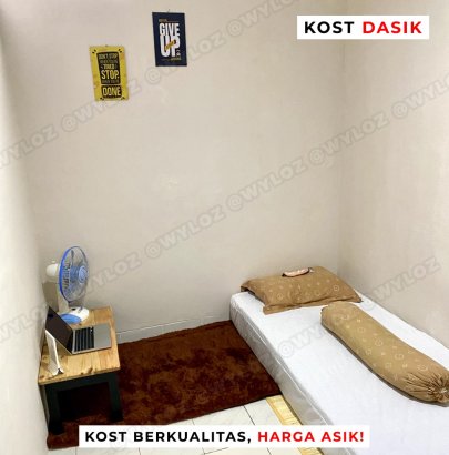 Kost Dasik Baru Murah Pria Fasilitas Springbed Free Wifi CCTV 24 Jam Kebon Jeruk