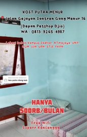 Kost Murah Fasilitas Lengkap