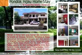 Kost Pondok Hijau Uin Lebak Bulus Ciputat Aman & Nyaman 