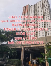 Apartemen studio tahap 2 LuX greenbay