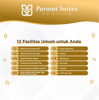 Kost Parami Suites Co Living Kelapa Dua dekat Summarecon Mall Serpong Kampus UPH Gunadarma Matana 