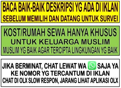 KOS PASUTRI/KELUARGA MUSLIM SURABAYA