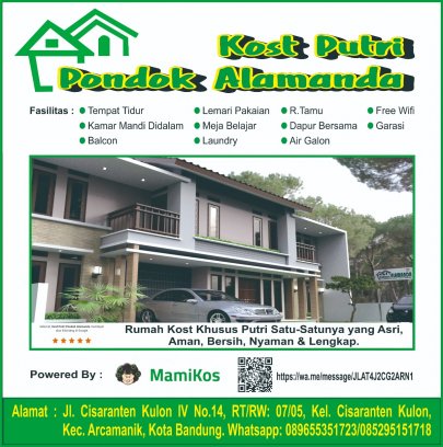 Kost Putri Pondok Alamanda