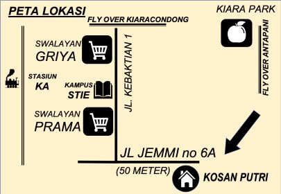 Kosan Putri BERSIH NYAMAN kamar mandi dalam AIR PANAS, WiFi  & CCTV