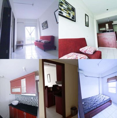 Apartment Zarindah Mansion Bogor 2BR dapur toilet