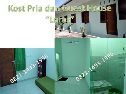 Kost khusus Pria dan Guest House "Laras"