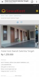 Huber kost : kost strategis di salemba tengah , bersih, tenang dan aman