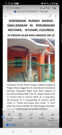 Kontrakan rumah mutiara sakinah cileungsi, bogor