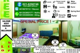 Promo kost 10% harian bulanan bebas campur keluarga