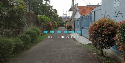 Kos pancoran duren tiga kamar mandi dalam ac