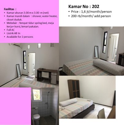 KOST DI CILEDUK - LARANGAN - BARAT  JAKARTA 