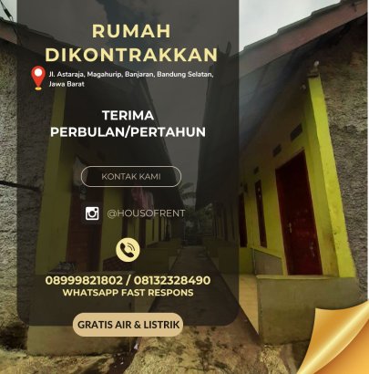 Rumah murah dikontrakan wilayah banjaran bandung selatan