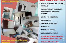 Kost Putra Timurnya Universitas Brawijaya