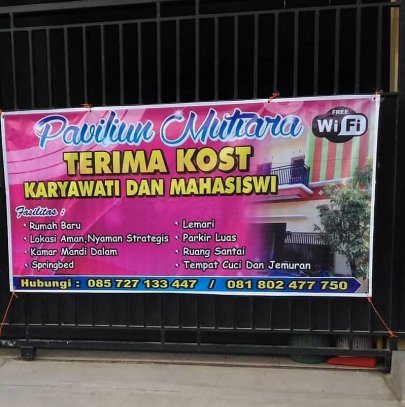 Kost putri paviliun mutiara