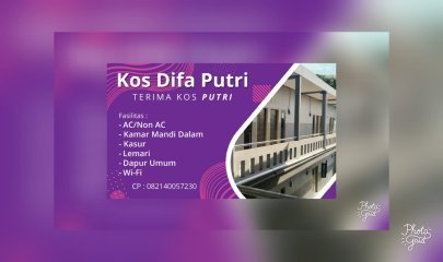 Kos Difa Putri Non AC Tipe 1