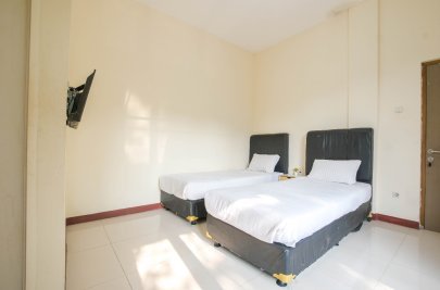 Tempat Kos Harian & Bulanan Athena Syariah Twin Bed Dekat Ke RSUD Tangerang - Tanah Tinggi