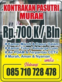 Kontrakan Murah 700 ribu /bln