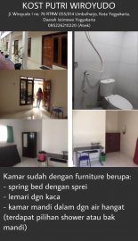 Kost AMAN dan EKSKLUSIF khusus Wanita